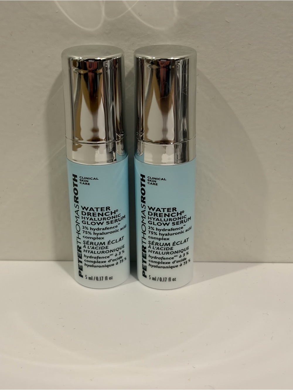 Brand New Peter Thomas Roth Water Drench Hyaluronic Glow Serum 2 * 5ml
